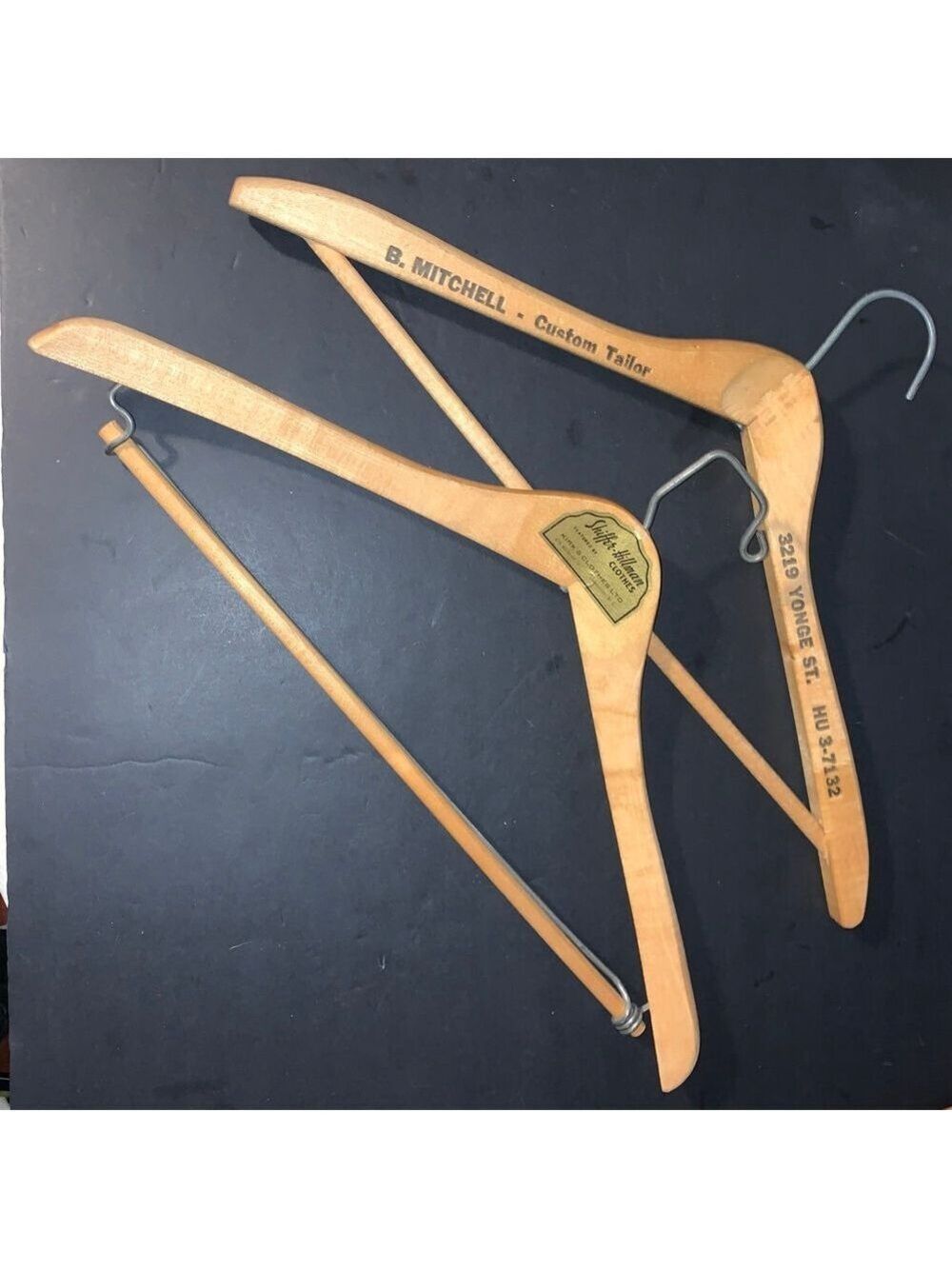 Unbranded Wood Closet Hangers One Size Brown